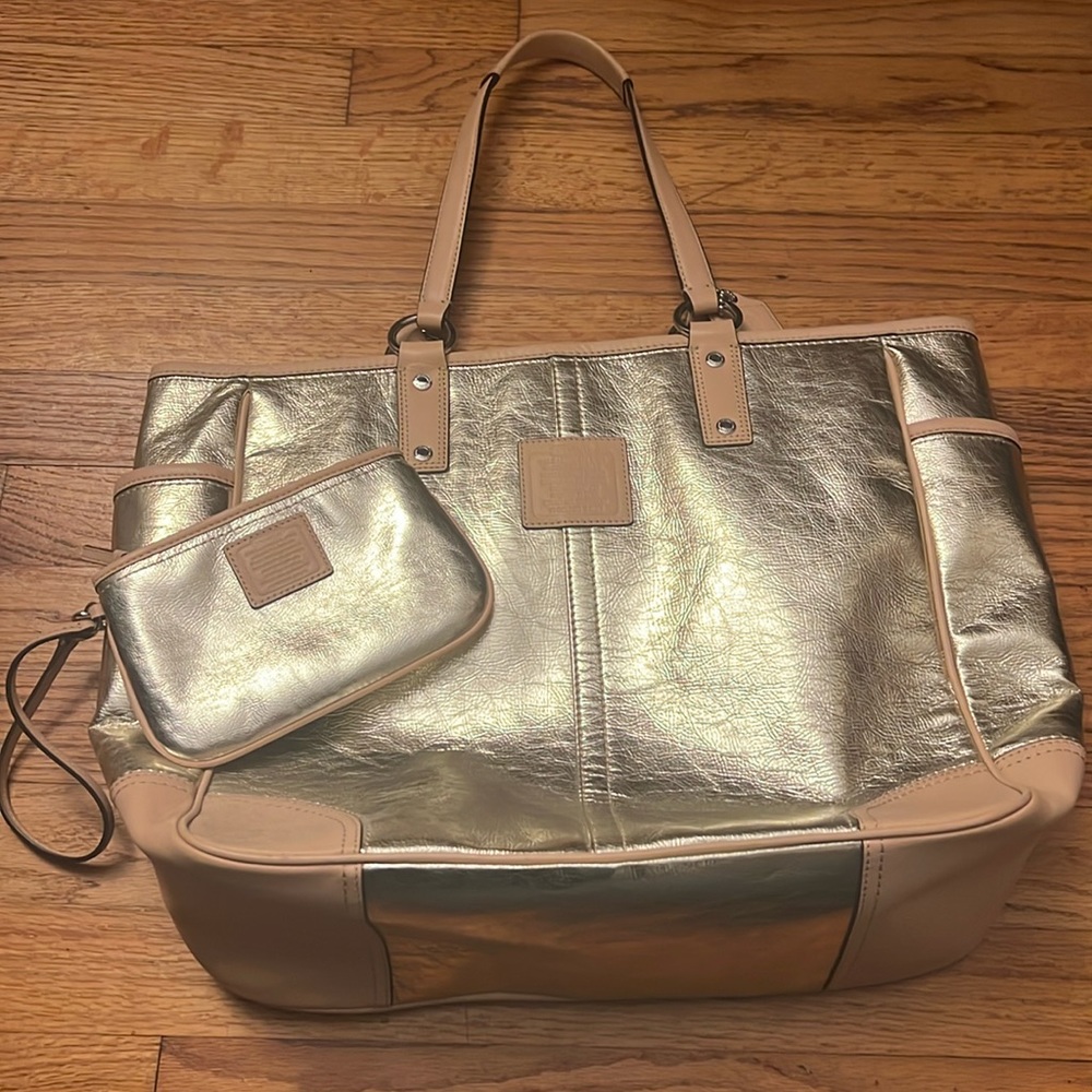 Coach Tote with Wristlet